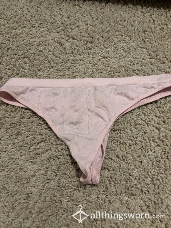 VS Cotton Pink Thong