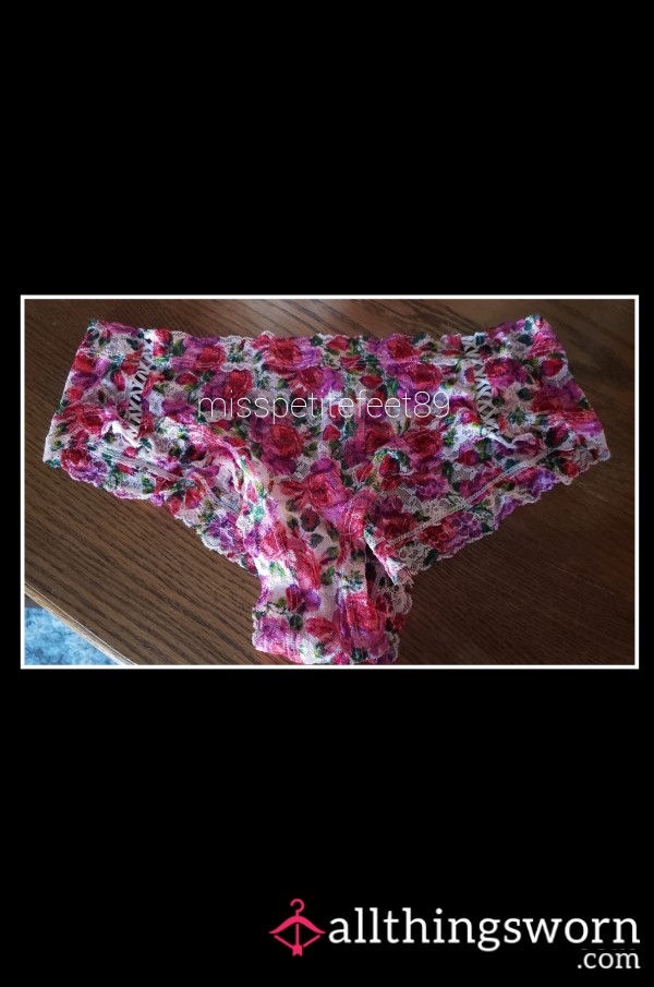 VS Flor*l Cheekies With Bodice Details