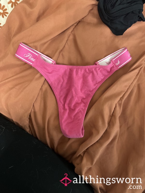 VS PINK Brazilian High Leg Thong