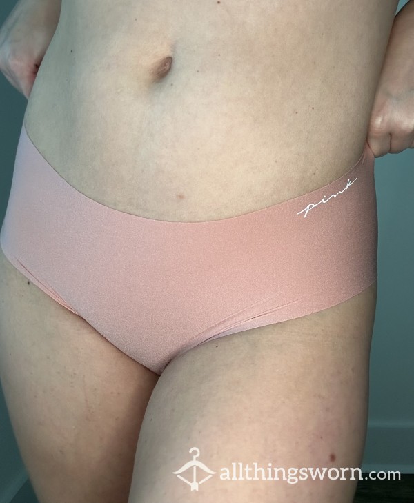 VS PINK Nylon Nude/Pink Cheekies 😉🩷