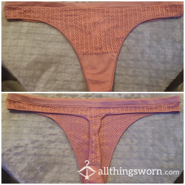 VS Pink Thong - XXL - Knit Style