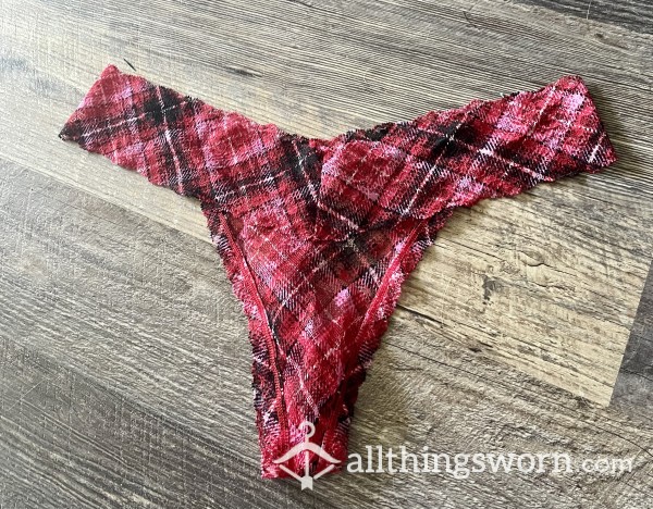 VS Plaid Thong