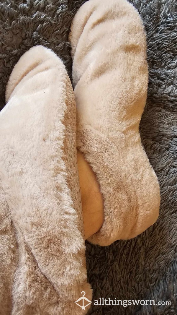 🥵💦Warm Fluffy Stinky Slippers💦🥵❤️🥵