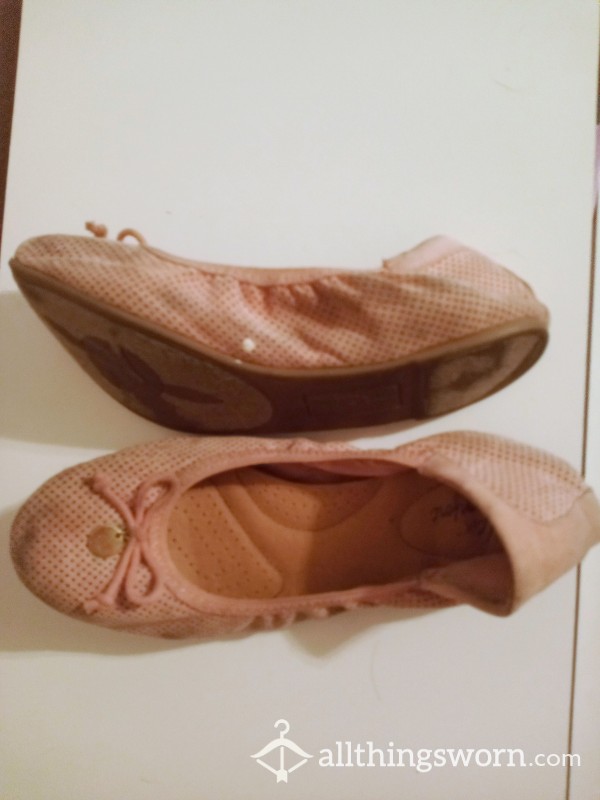 Well Worn Ballet Flats