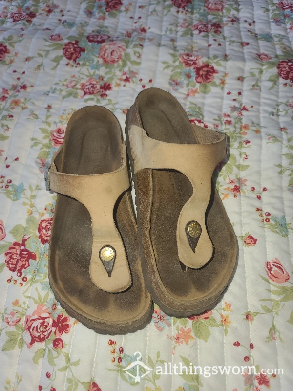 Well Worn Birkenstock At My Ranch