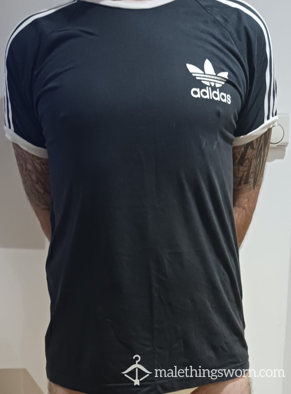 Well Worn Black Adidas Tee