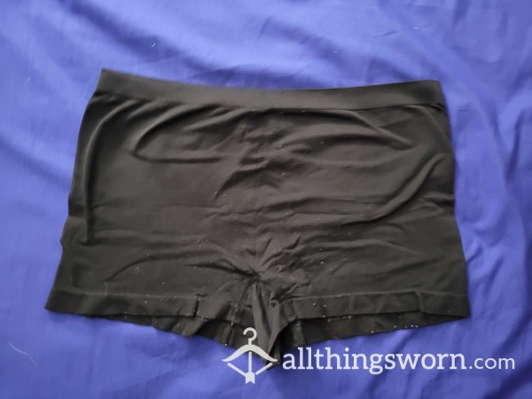 Well Worn Black Boy Shorts