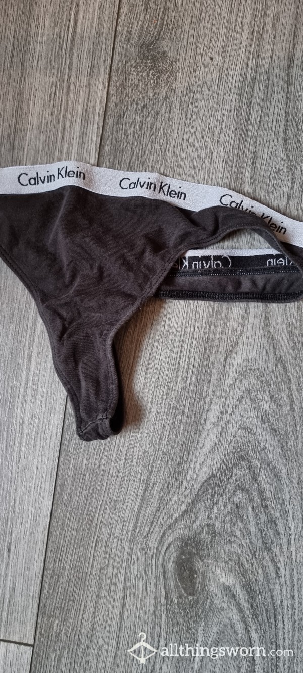 Well Worn Calvin Klein Thong