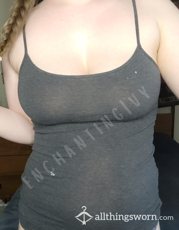 Well Worn Dark Grey Camisole- 48 Hour Wear