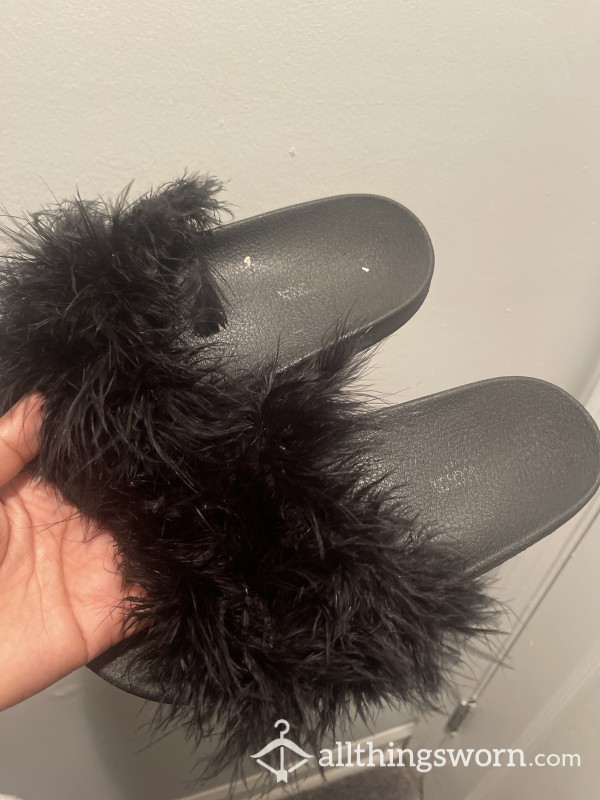 Well Worn Fur Slides