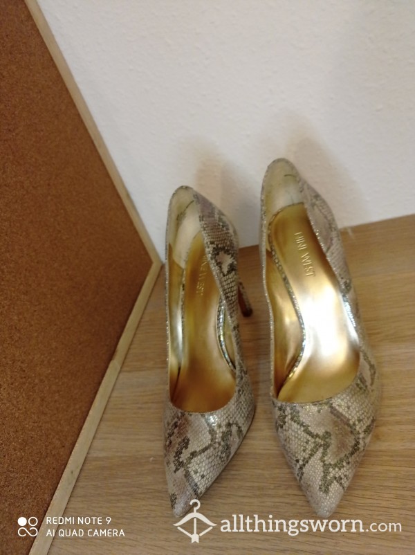 Well-worn Golden Heels