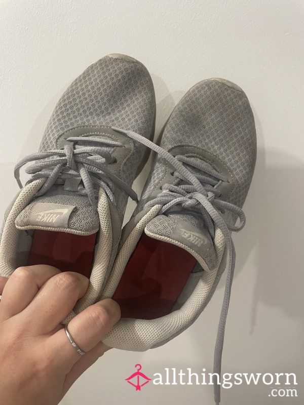 Well-Worn Grey Nike Trainers