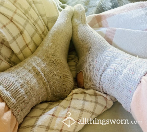 Well Worn Grey Work Socks