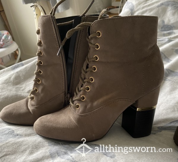 Worn Heeled Boots