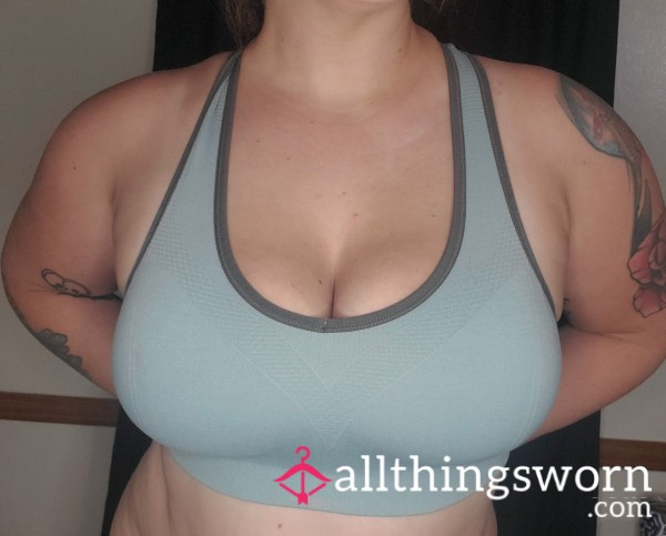 WELL Worn Light Blue Sports Bra