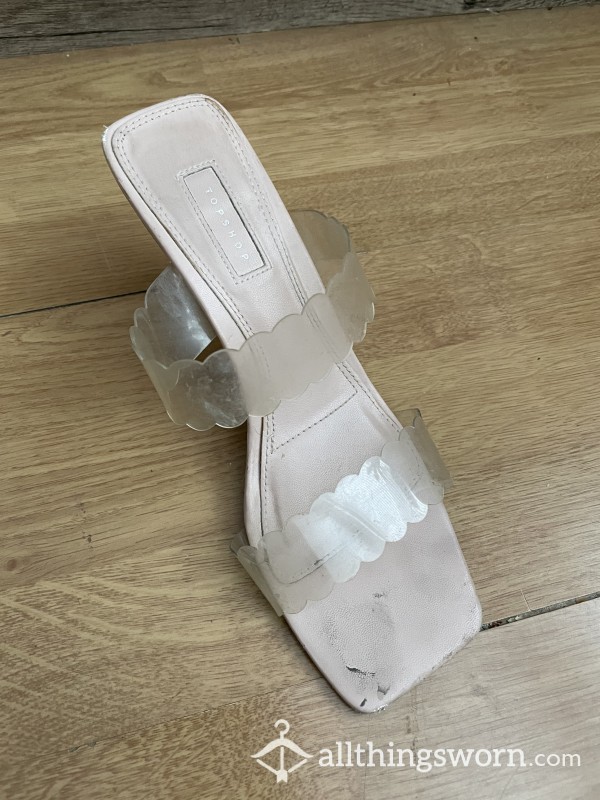 Well Worn Perspex Heels