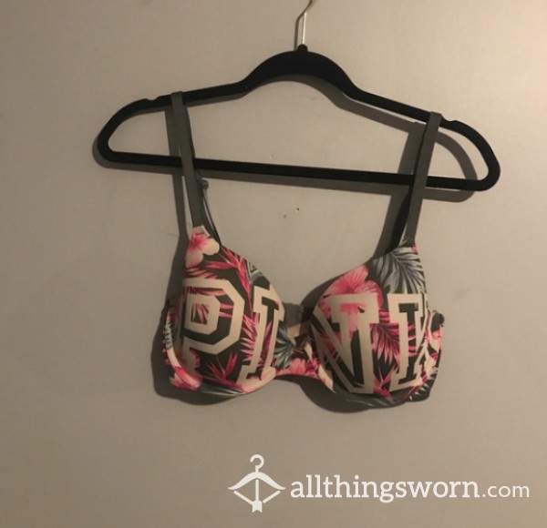 Well Worn PINK Bra Size 36c