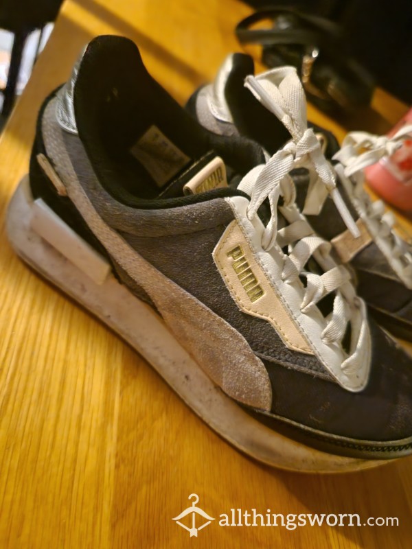 Well Worn Puma Trainers