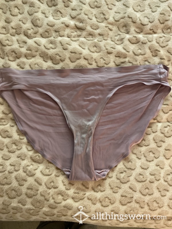 Well Worn Dirty Purple Panties