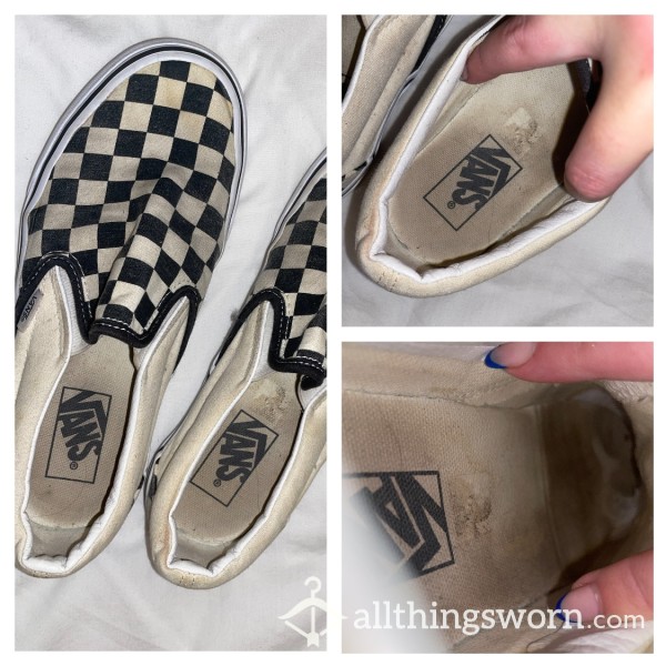 Well Worn Slip On Vans