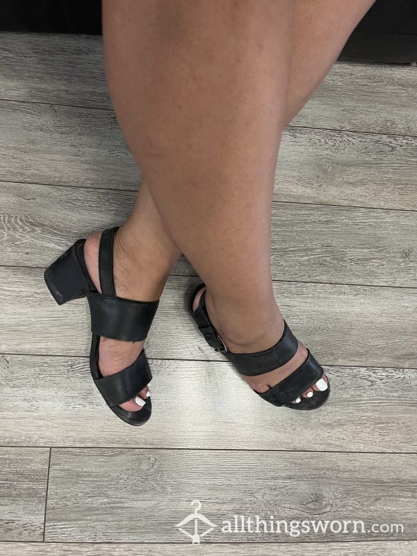 Well Worn Strappy Heels