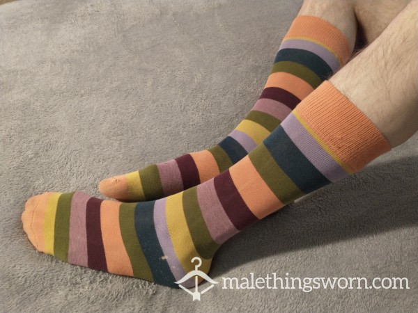 Well-Worn Striped Socks