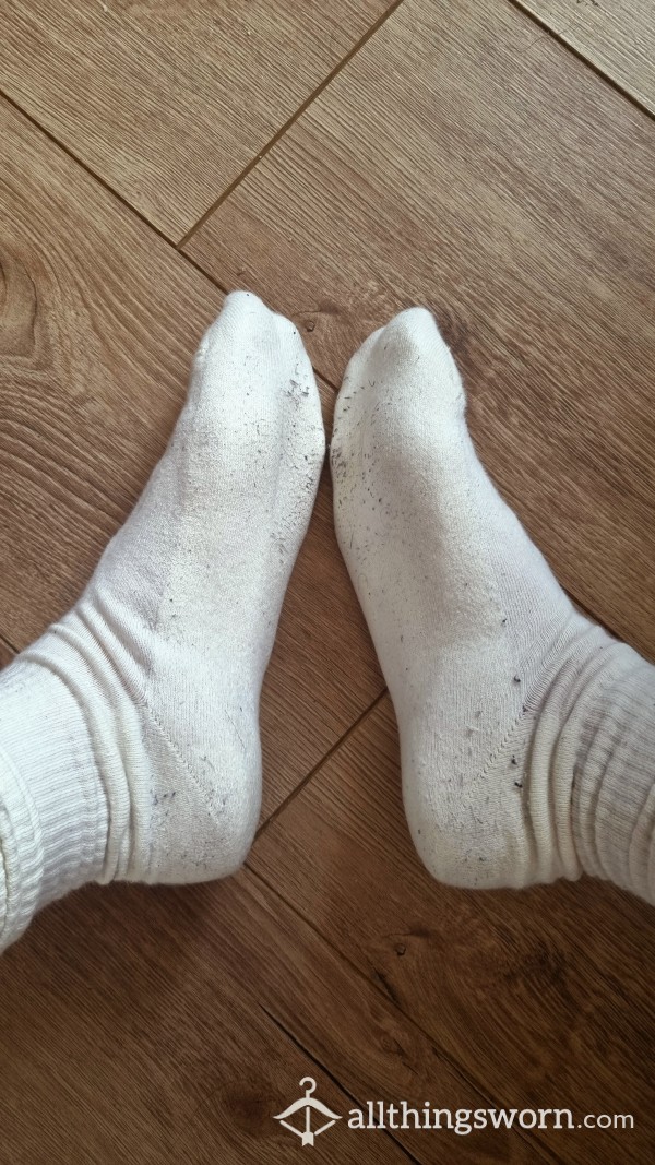 Well Worn Sweaty Gym Socks