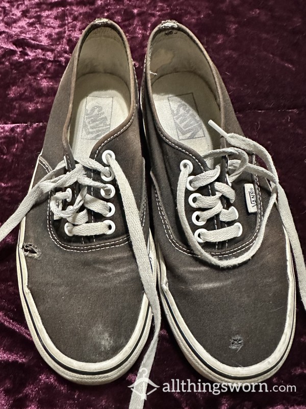 Well Worn Vans Size 8.5