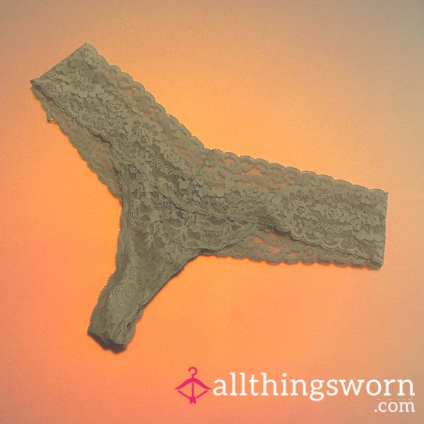 Well-worn Wedding Night Beige Thong Aerie