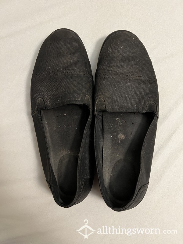 Well-worn Work Shoes