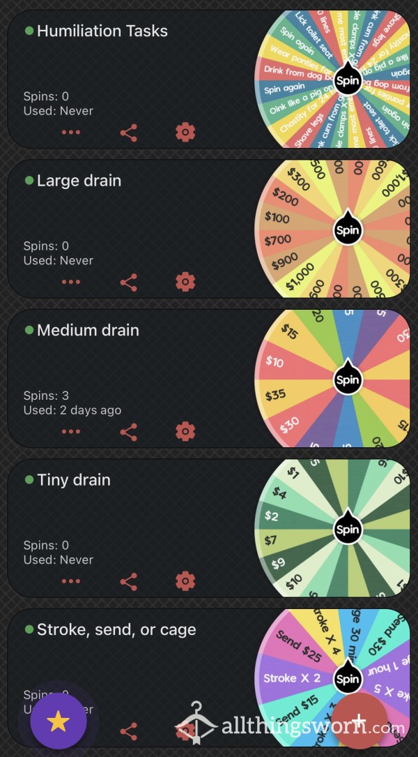 Wheel Spins