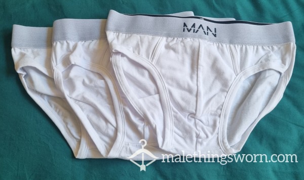 White Alpha Briefs