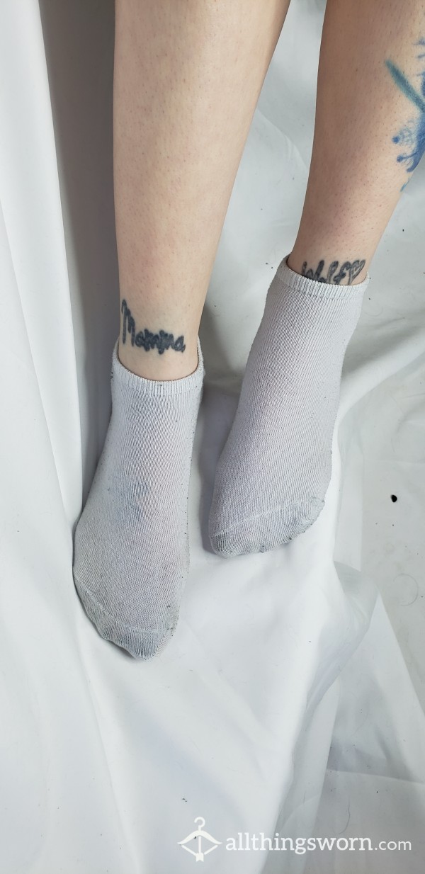 White Ankle Socks