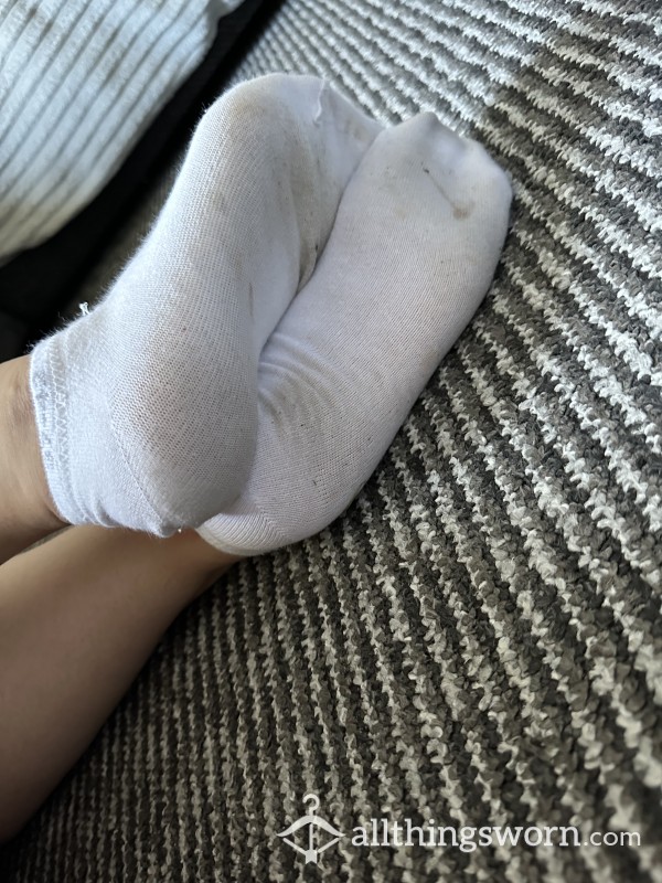 White Ankle Socks