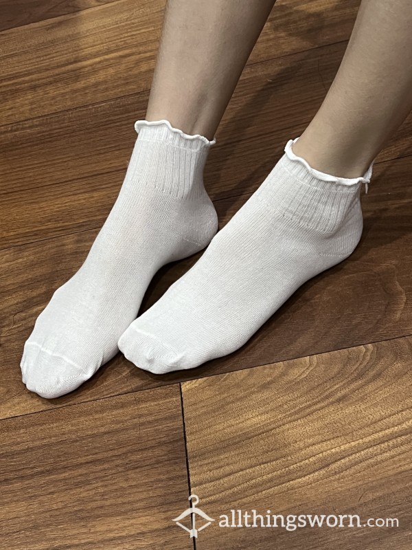 White Ankle Socks