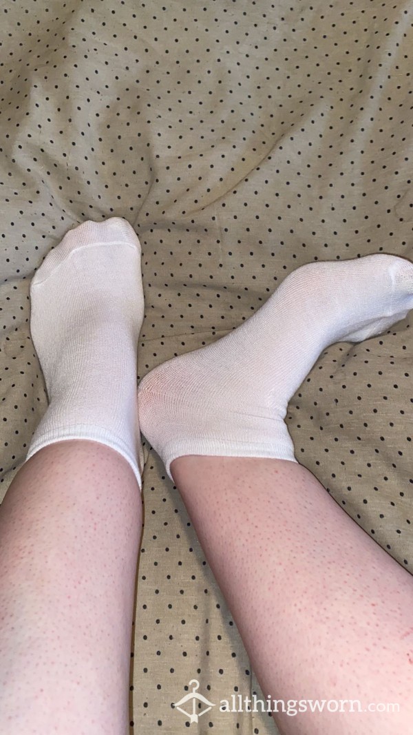 White Ankle Socks