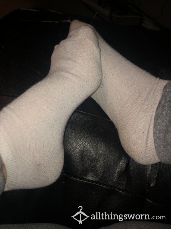 White Ankle Socks