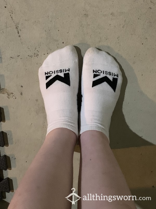 White Athletic Socks