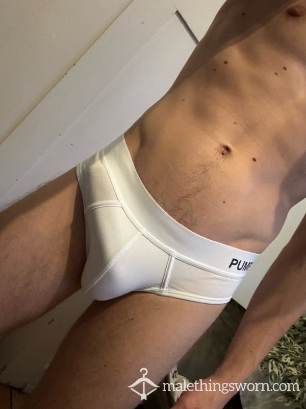 White Briefs Pump