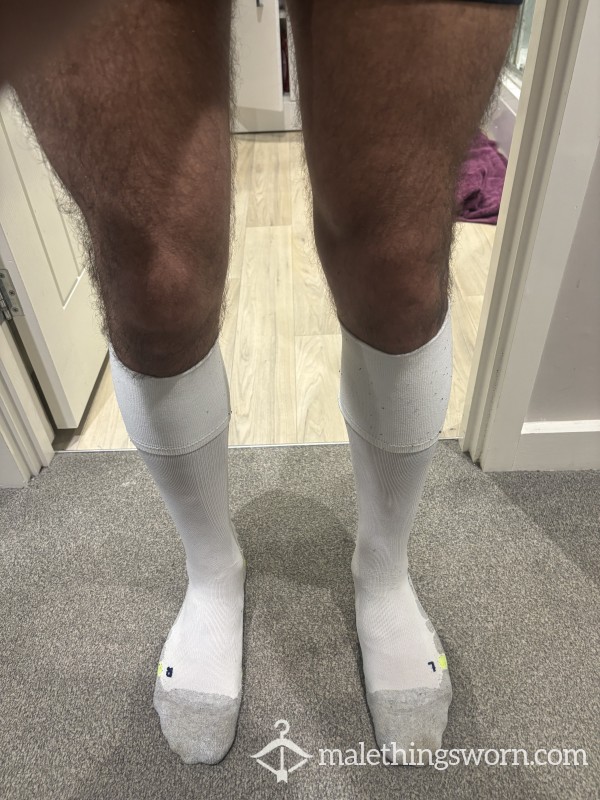 White Compression Socks