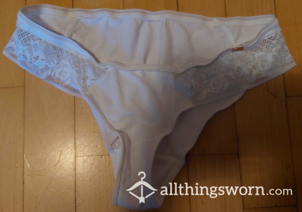 White Cotton Panties €25/3 Days Wear