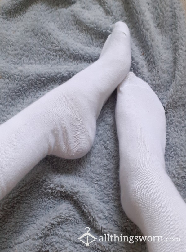 White Crew Socks 🐇