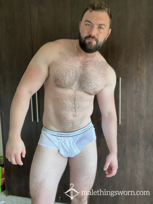 White Dad Briefs