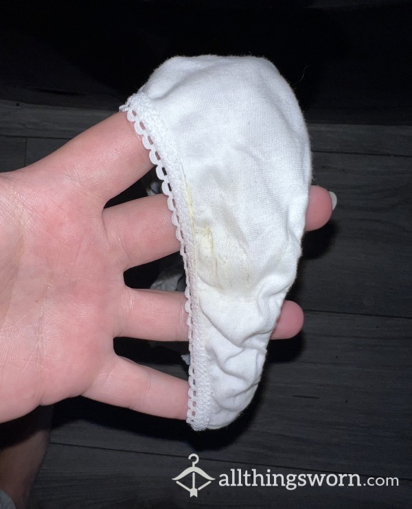 White Dirty Panties 24 Hour Wear