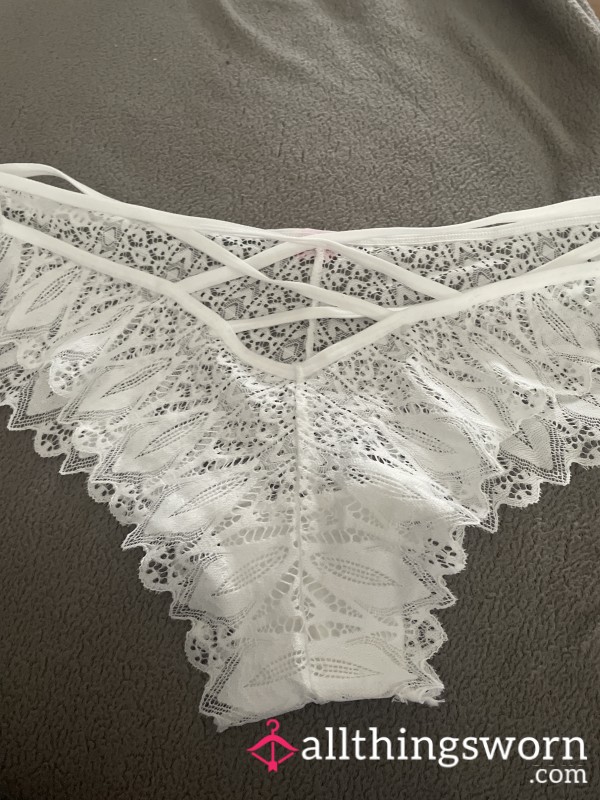 New White Lace Panties