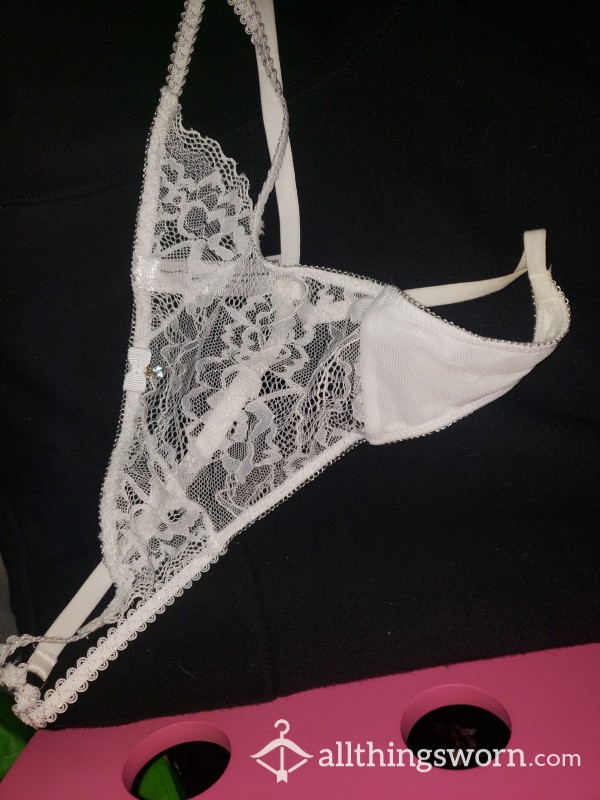 White Lace Ann Summers Thong