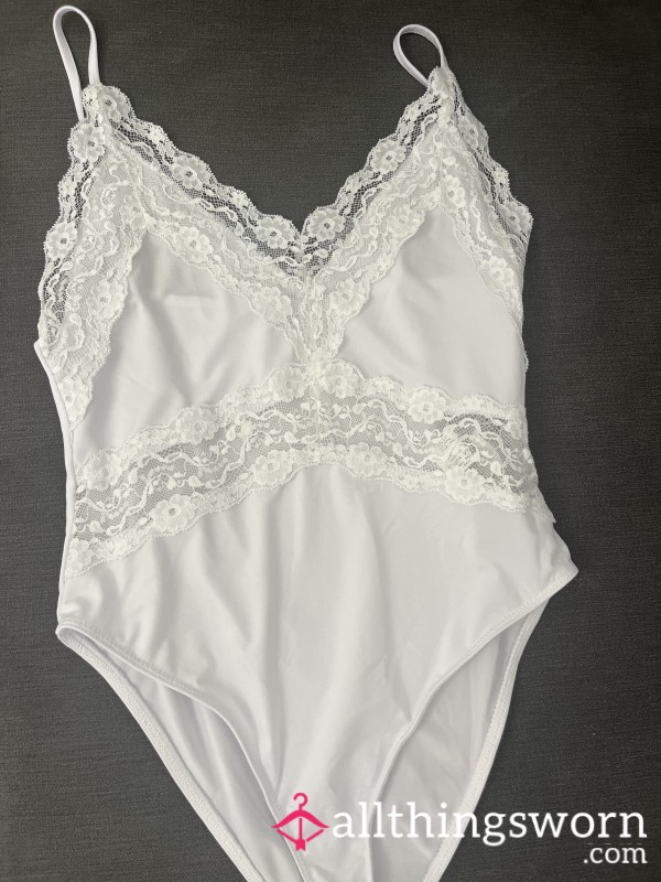 White Lace Bodysuit