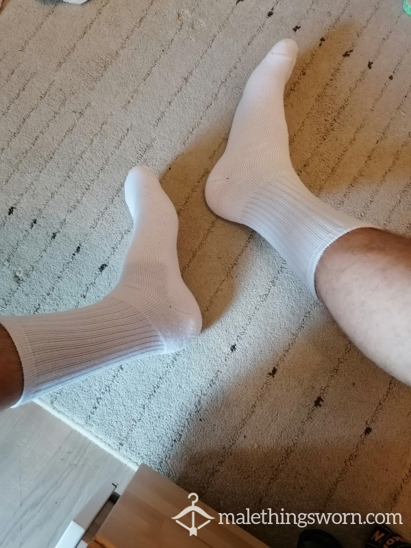 White Long Socks