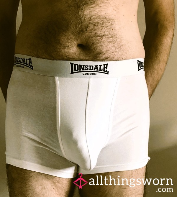 White Boxer Shorts