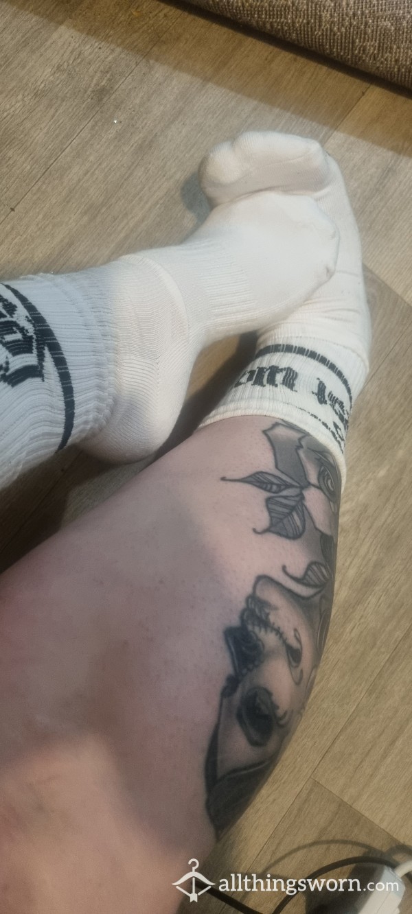 White Mens Socks ❤️